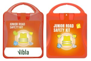 Førstehjælpskasse juniortrafiksikkerhedssæt (mini)